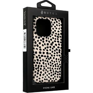 Чехол магнитный Burga Almond Latte для iPhone 16 Pro, бежевый с черными точками - Фото 2