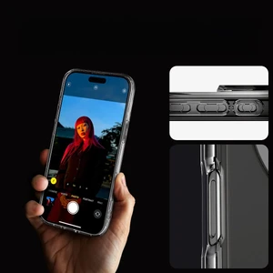 Прозорий білий чохол Spigen Crystal Hybrid Mag для iPhone 16 Pro Max - Фото 10