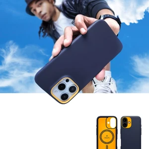 Синьо-жовтий чохол Spigen Caseology Nano Pop MagSafe для iPhone 16 - Фото 8
