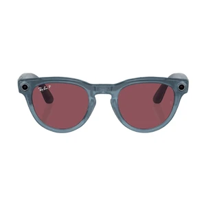 Умные очки Ray-Ban Meta Headliner, Shiny Jeans / Dusty Red - Фото 2
