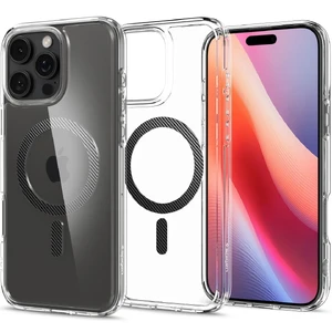 Прозорий чорний чохол Spigen Ultra Hybrid Mag для iPhone 16 Pro 8809971230438 - Фото 1