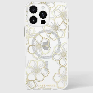 Прозорий чохол зі срібно-золотими елементами Case-Mate Floral Gems Mag для iPhone 16 Pro Max - Фото 9