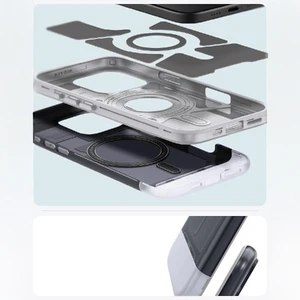 Серый чехол Spigen Classic C1 Mag MagSafeдля iPhone 16 Pro - Фото 12