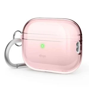Прозорий силіконовий чохол із карабіном elago Clear Hang Case Lovely Pink для AirPods Pro 2