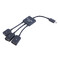 Адаптер iLoungeMax Micro USB Hub to 2 USB 2.0 | Micro USB Charging Port  - Фото 1
