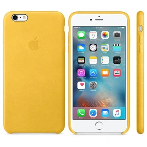 Шкіряний чохол Apple Leather Case Marigold (MMM32) для iPhone 6s Plus - Фото 2
