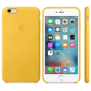 Шкіряний чохол Apple Leather Case Marigold (MMM32) для iPhone 6s Plus - Фото 3