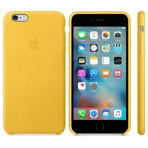 Шкіряний чохол Apple Leather Case Marigold (MMM32) для iPhone 6s Plus - Фото 4