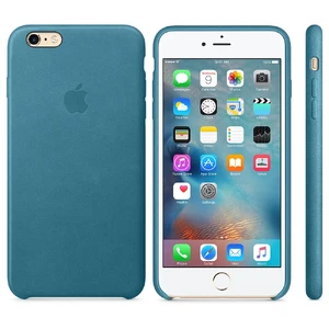 Шкіряний чохол Apple Leather Case Marine Blue (MM362) для iPhone 6s Plus - Фото 3
