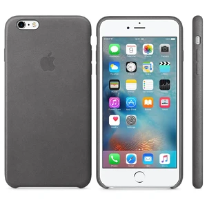Кожаный чехол Apple Leather Case Storm Gray (MM322) для iPhone 6s Plus - Фото 2