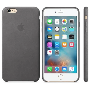 Кожаный чехол Apple Leather Case Storm Gray (MM322) для iPhone 6s Plus - Фото 3