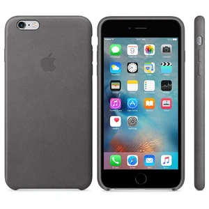 Кожаный чехол Apple Leather Case Storm Gray (MM322) для iPhone 6s Plus - Фото 4