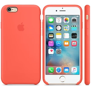Силиконовый чехол Apple Silicone Case Apricot (MM642) для iPhone 6s - Фото 3