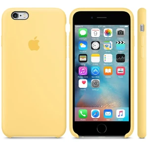 Силиконовый чехол Apple Silicone Case Yellow (MM662) для iPhone 6s - Фото 4