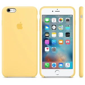 Силиконовый чехол Apple Silicone Case Yellow (MM6H2) для iPhone 6s Plus - Фото 2