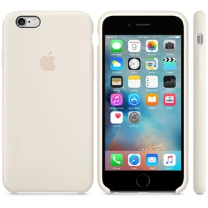 Силиконовый чехол Apple Silicone Case Antique White (MLCX2) для iPhone 6s - Фото 5