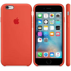 Силиконовый чехол Apple Silicone Case Orange (MKXQ2) для iPhone 6s Plus - Фото 5