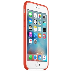 Силиконовый чехол Apple Silicone Case Orange (MKXQ2) для iPhone 6s Plus - Фото 7