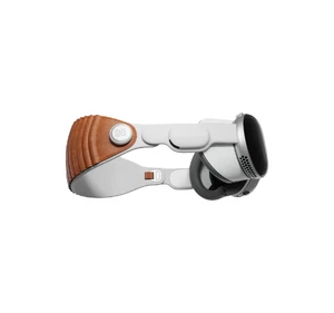 Змінний шкіряний ремінець BandWerk Nappa Apple Vision Head Band Brown для Apple Vision Pro - Фото 3