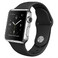 Смарт-часы Apple Watch 38mm Black Sport Band - Фото 3