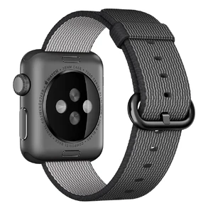 Ремешок Apple 41mm | 40mm | 38mm Black Woven Nylon (MM9L2) для Apple Watch - Фото 3
