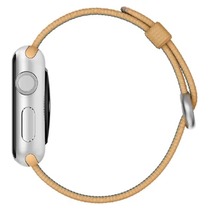 Ремінець Apple 41mm | 40mm | 38mm Gold | Red Woven Nylon (MM9R2) для Apple Watch - Фото 4