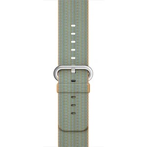 Ремінець Apple 41mm | 40mm | 38mm Gold | Royal Blue Woven Nylon (MM9M2) для Apple Watch - Фото 5