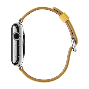 Ремешок Apple 41mm | 40mm | 38mm Marigold Classic Buckle (MMH72) для Apple Watch - Фото 2