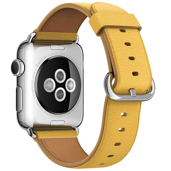 Ремінець Apple 41mm | 40mm | 38mm Marigold Classic Buckle (MMH72) для Apple Watch в Кривому Розі