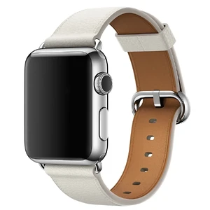 Ремешок Apple 41mm | 40mm | 38mm White Classic Buckle (MMGP2) для Apple Watch - Фото 3