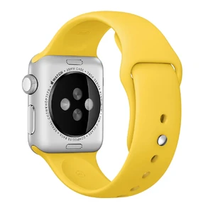 Ремешок Apple 41mm | 40mm | 38mm Yellow Sport Band S | M&M | L (MM7X2) для Apple Watch - Фото 4