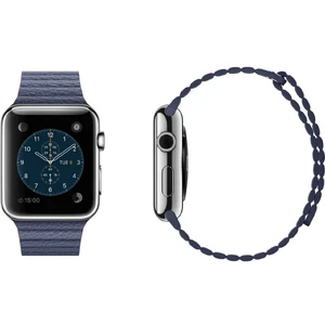 Смарт-годинник Apple Watch 42mm Bright Blue Leather Loop - Фото 5