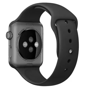 Ремешок Apple Ultra 49mm | 45mm | 44mm | 42mm Black Sport Band with Space Black Steel Pin S | M&M | L (MJ4N2) для Apple Watch - Фото 4