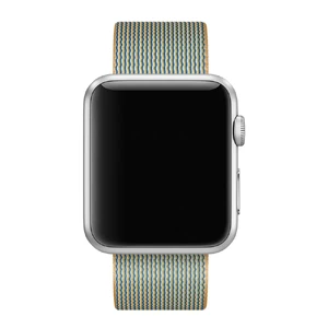 Ремешок Apple Ultra 49mm | 45mm | 44mm | 42mm Gold | Royal Blue Woven Nylon (MMA02) для Apple Watch - Фото 2