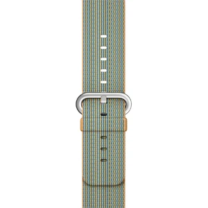 Ремешок Apple Ultra 49mm | 45mm | 44mm | 42mm Gold | Royal Blue Woven Nylon (MMA02) для Apple Watch - Фото 5