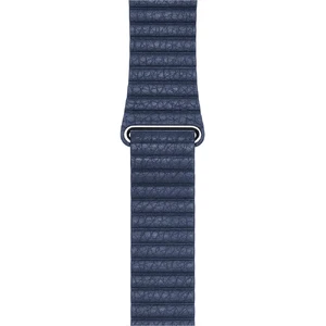 Ремінець Apple Leather Loop Midnight Blue Medium (MLHL2) для Apple Watch Ultra 49mm | 45mm | 44mm | 42mm - Фото 5