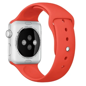 Ремешок Apple Ultra 49mm | 45mm | 44mm | 42mm Orange Sport Band S | M&M | L (MLDK2) для Apple Watch - Фото 4