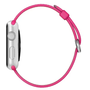 Ремешок Apple Ultra 49mm | 45mm | 44mm | 42mm Pink Woven Nylon (MMA22) для Apple Watch - Фото 4