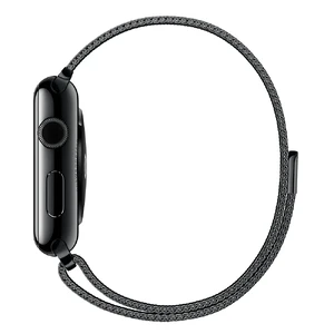 Ремінець Apple Ultra 49mm | 45mm | 44mm | 42mm Space Black Milanese Loop (MLJH2) для Apple Watch - Фото 2
