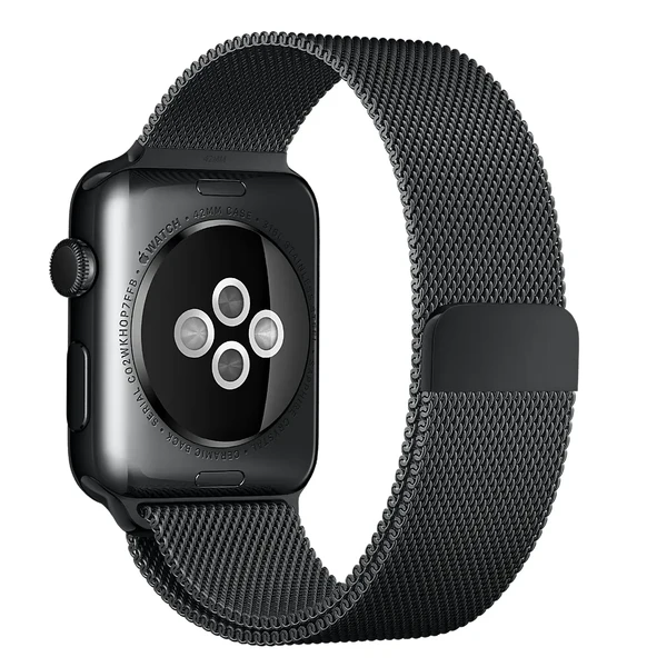 Ремінець Apple Ultra 49mm | 45mm | 44mm | 42mm Space Black Milanese Loop (MLJH2) для Apple Watch у Рівному