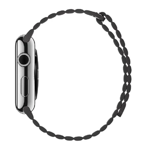Ремінець Apple Leather Loop Storm Gray Medium (MMAQ2) для Apple Watch Ultra 49mm | 45mm | 44mm | 42mm - Фото 3