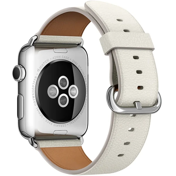 Ремінець Apple Ultra 49mm | 45mm | 44mm | 42mm White Classic Buckle (MMGT2) для Apple Watch у Рівному