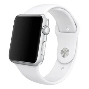 Ремешок Apple Ultra 49mm | 45mm | 44mm | 42mm White Sport Band S | M&M | L (MJ4M2) для Apple Watch - Фото 6