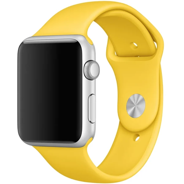 Ремінець Apple Ultra 49mm | 45mm | 44mm | 42mm Yellow Sport Band S | M & M | L (MM992) для Apple Watch у Рівному