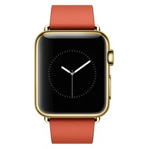 Смарт-часы Apple Watch Edition 38mm 18-Karat Yellow Gold Modern Buckle Bright Red - Фото 3
