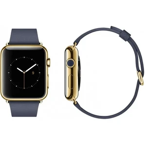 Смарт-годинник Apple Watch Edition 42mm 18-Karat Yellow Gold Midnight Blue Classic Buckle - Фото 4