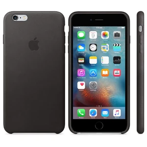 Кожаный чехол Apple Leather Case Black (MKXF2) для iPhone 6s Plus - Фото 4