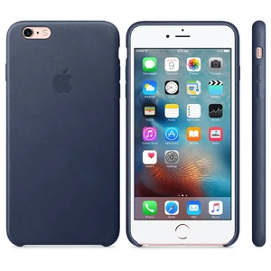 Шкіряний чохол Apple Leather Case Midnight Blue (MKXD2) для iPhone 6s Plus - Фото 5