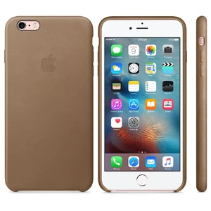 Кожаный чехол Apple Leather Case Brown (MKX92) для iPhone 6s Plus - Фото 5