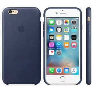 Шкіряний чохол Apple Leather Case Midnight Blue (MKXU2) для iPhone 6s - Фото 3